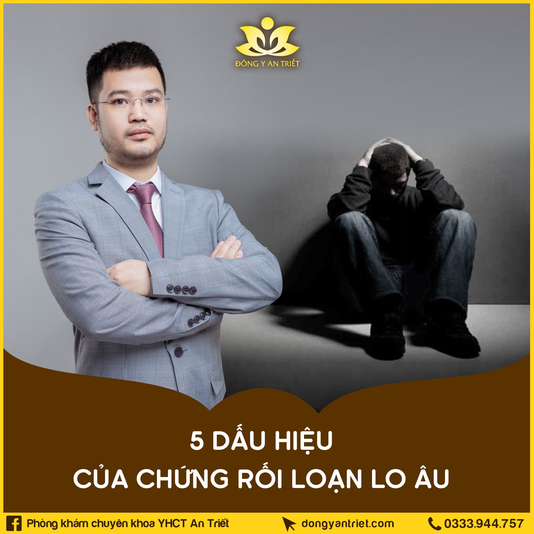 5 DẤU HIỆU CỦA CHỨNG RỐI LOẠN LO ÂU