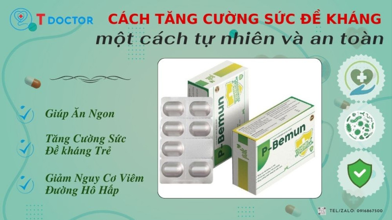 Cách tăng cường sức đề kháng một cách tự nhiên và an toàn