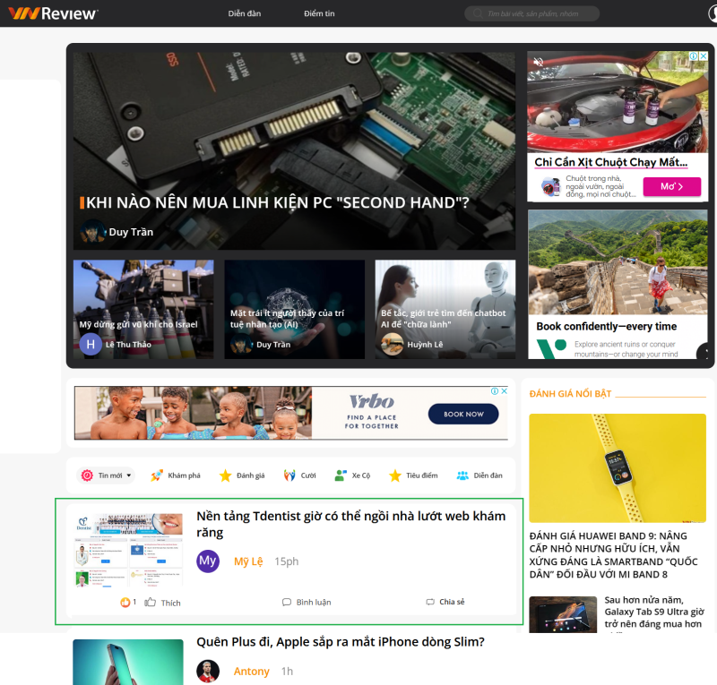 VnReview - Nền tảng Tdentist giờ có thể ngồi nhà lướt web khám răng